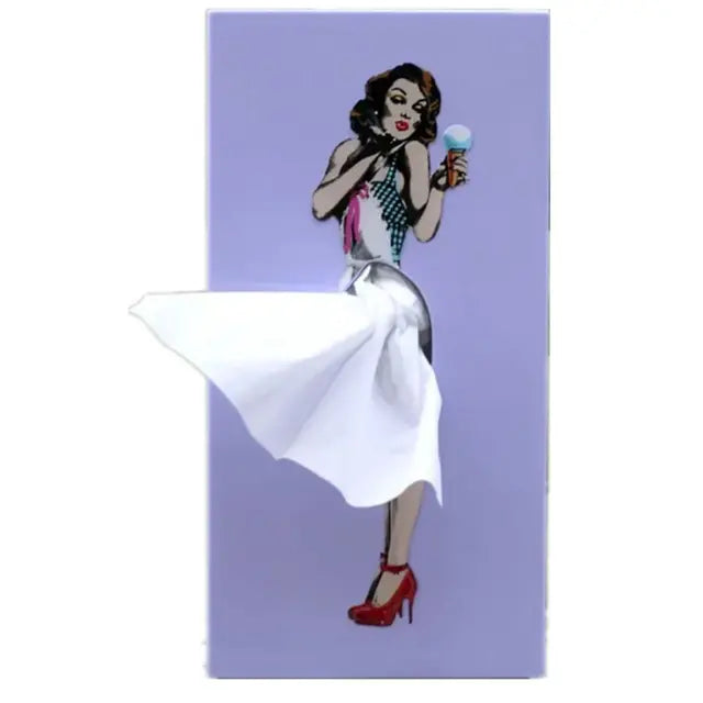 Retro Women Tissue Box | Bowlift