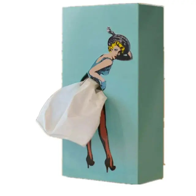 Retro Women Tissue Box | Bowlift