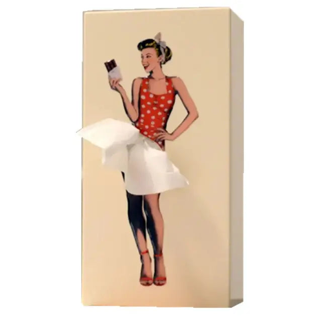 Retro Women Tissue Box | Bowlift