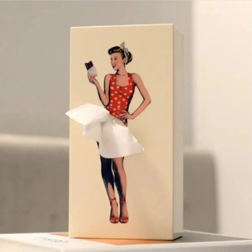 Retro Women Tissue Box | Bowlift