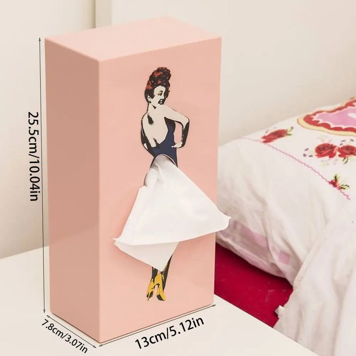 Retro Women Tissue Box | Bowlift