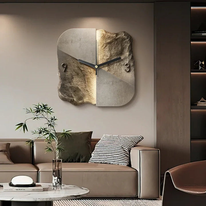 BowLift | Clockistry | Large Wall Clock Modern 30 cm 3D Design Eye-Catcher