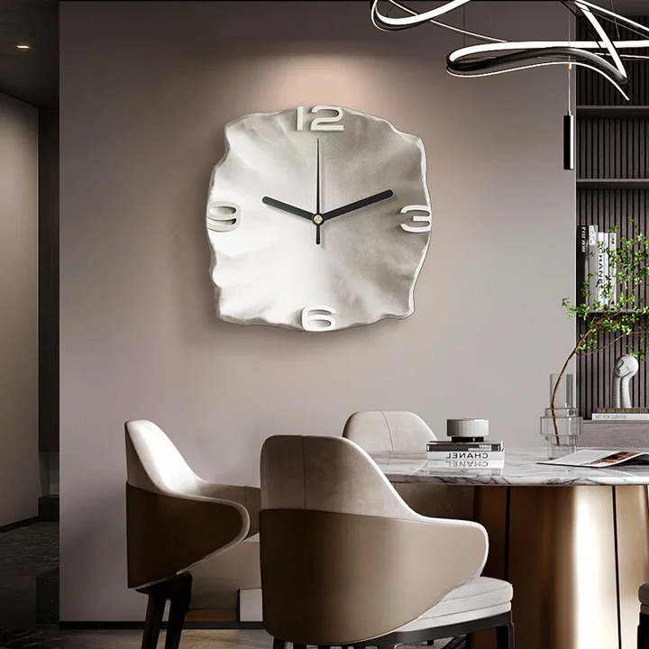 BowLift | Clockistry | Large Wall Clock Modern 30 cm 3D Design Eye-Catcher