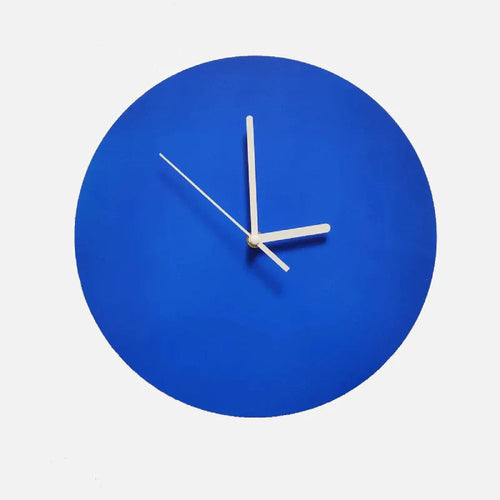 BowLift | CobaltTick | Wall clock Modern Cobalt Blue 30 cm MDF wood