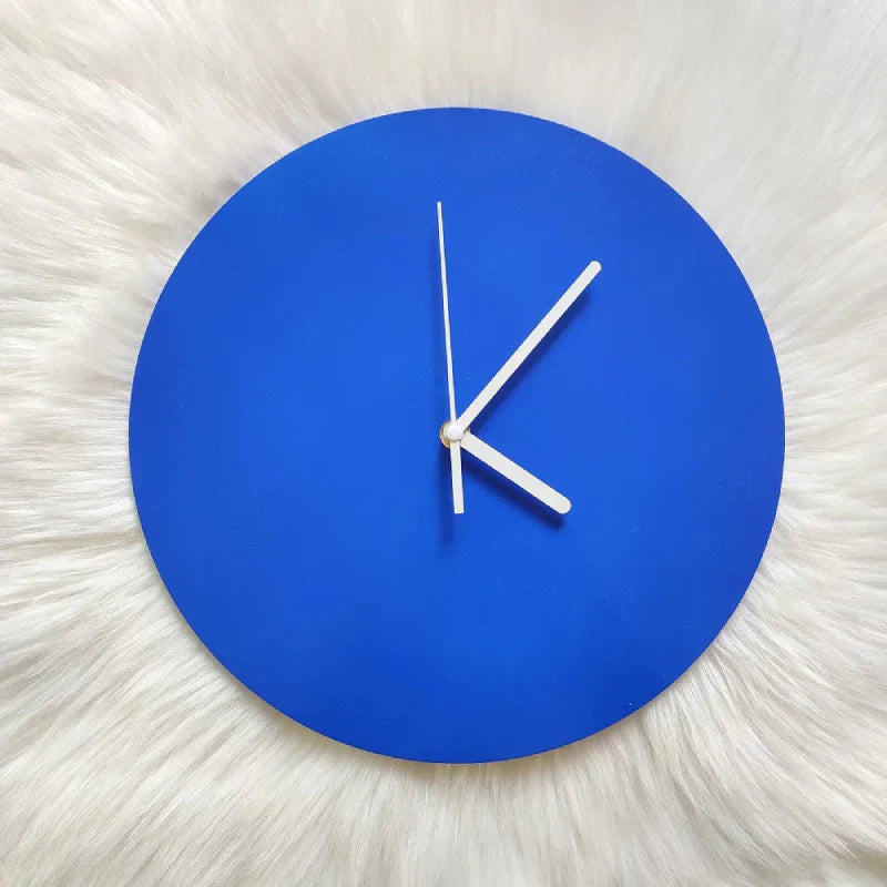 BowLift | CobaltTick | Wall clock Modern Cobalt Blue 30 cm MDF wood