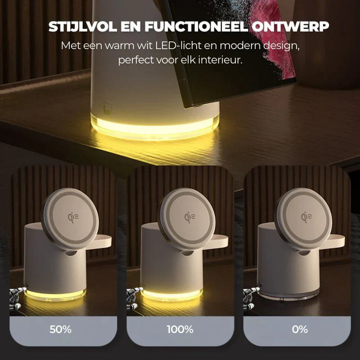 BowLift | LuxDock Elite Charging Station | Luxury all-in-one solution for Apple & Android devices