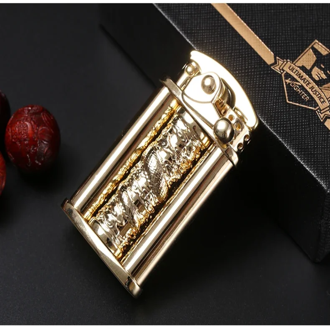 BowLift | Eco Flame Vintage Brass Kerosene Lighter