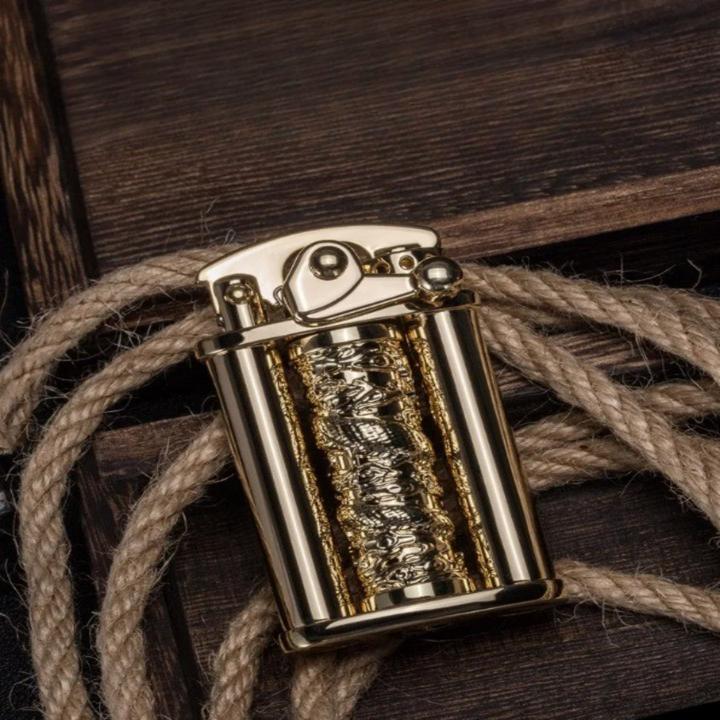 BowLift | Eco Flame Vintage Brass Kerosene Lighter