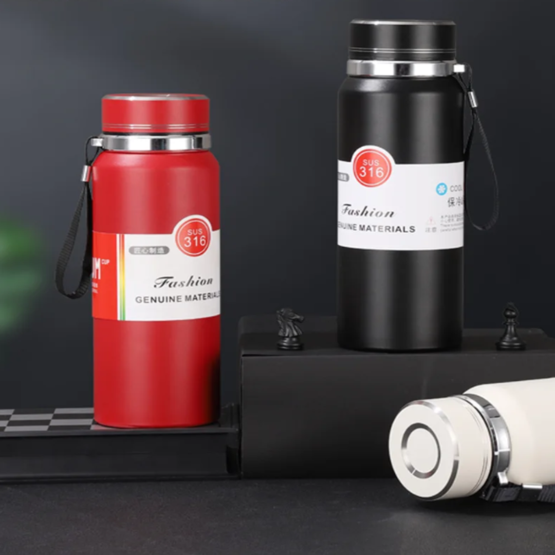 BowLift | Stainless Steel Tea Maker Digital Temperature Thermos