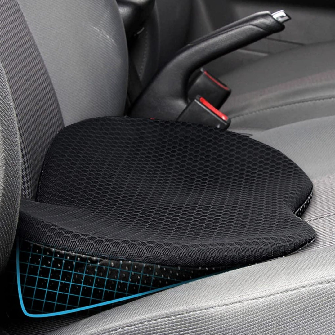 BowLift | Car Seat Booster Cushion – Memory Foam Height & Comfort Support