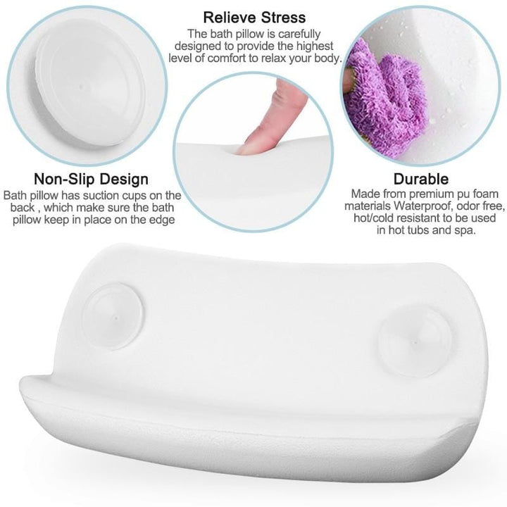 BowLift | CozySoak | Ergonomic Bath Pillow for the Bathtub