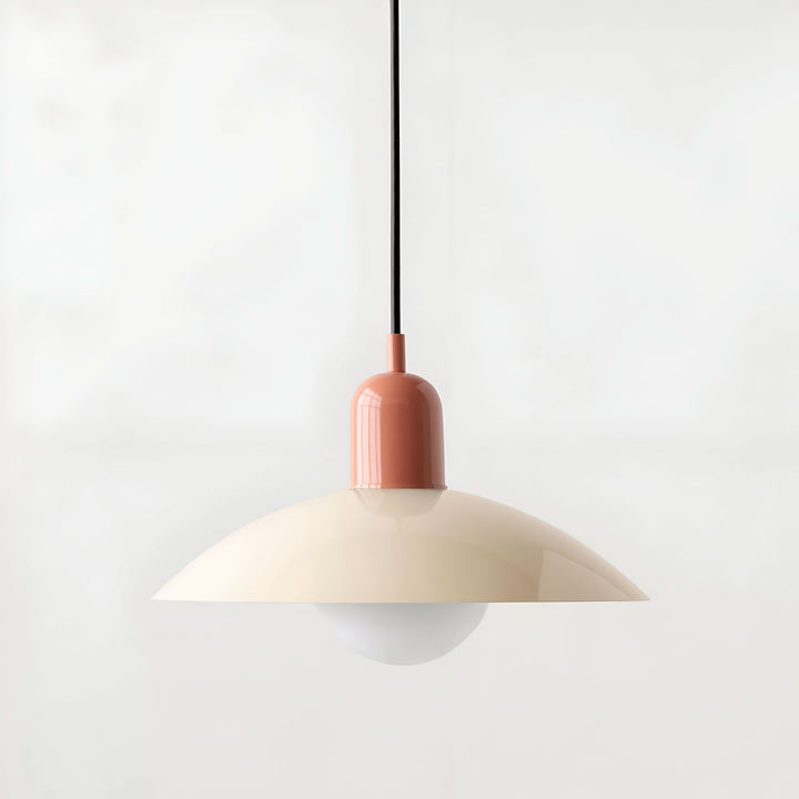 BowLift | Modern Macaron Bauhaus Pendant Light – Iron Shade