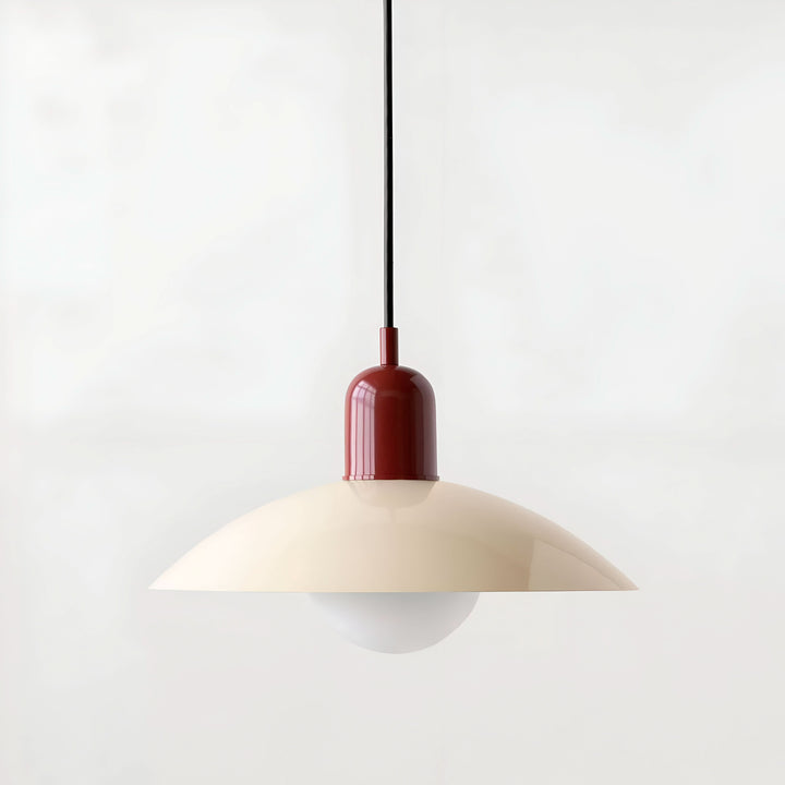 BowLift | Modern Macaron Bauhaus Pendant Light – Iron Shade