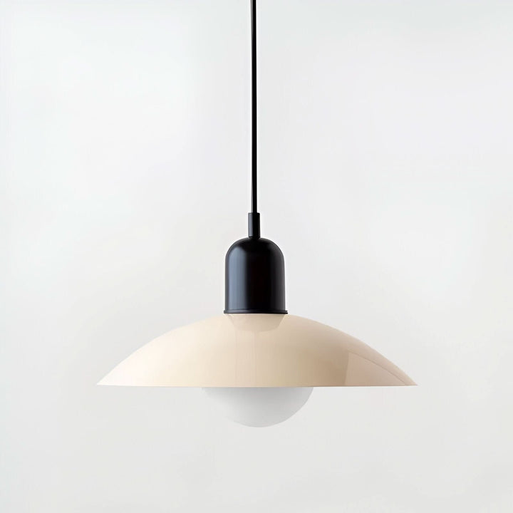 BowLift | Modern Macaron Bauhaus Pendant Light – Iron Shade