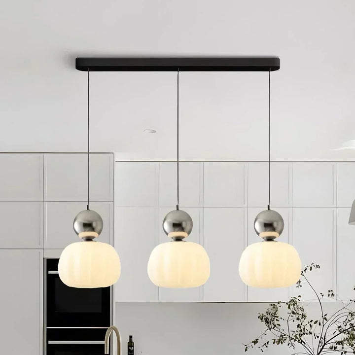 BowLift | CrèmeLuma | Art Deco Pendant Light for Dining Room