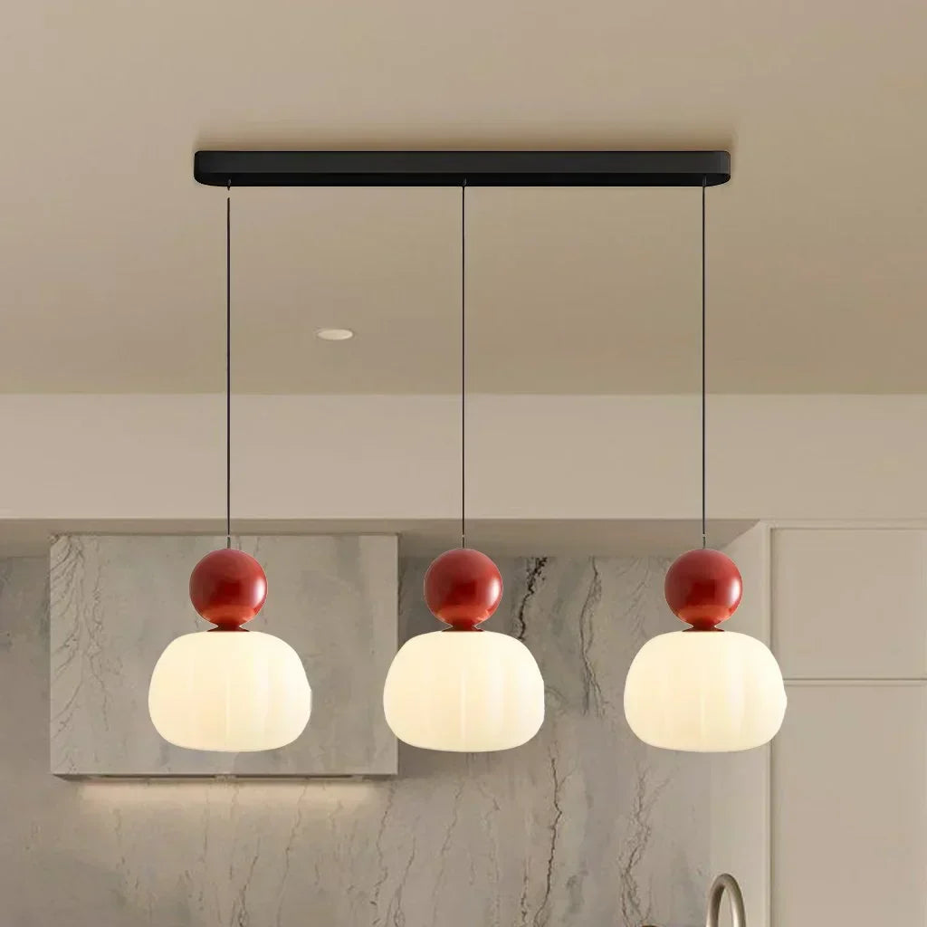 BowLift | CrèmeLuma | Art Deco Pendant Light for Dining Room