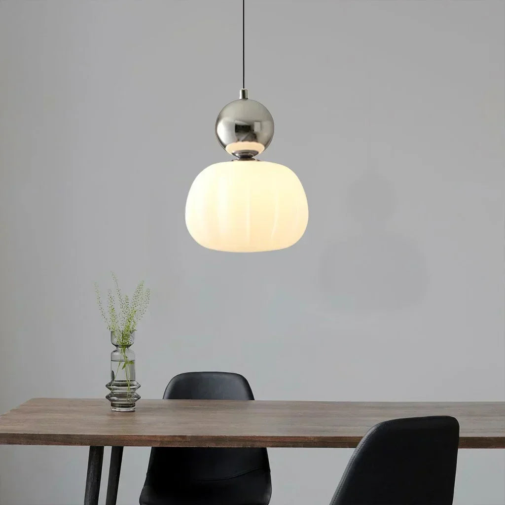 BowLift | CrèmeLuma | Art Deco Pendant Light for Dining Room