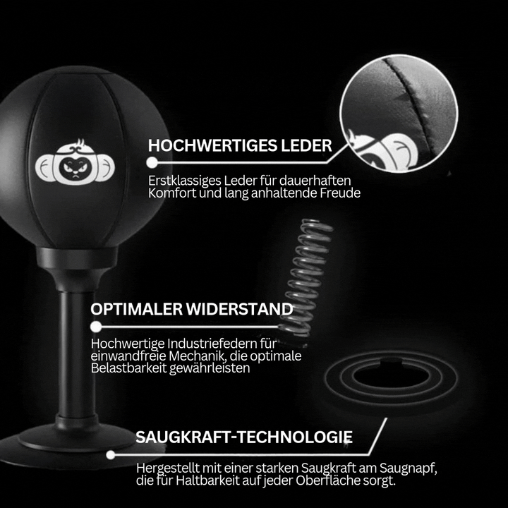 BowLift | Box ball with strong suction cup base – PowerStrike