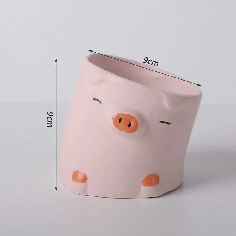 Cute Cartoon Animal Flower Pot Bowlift
