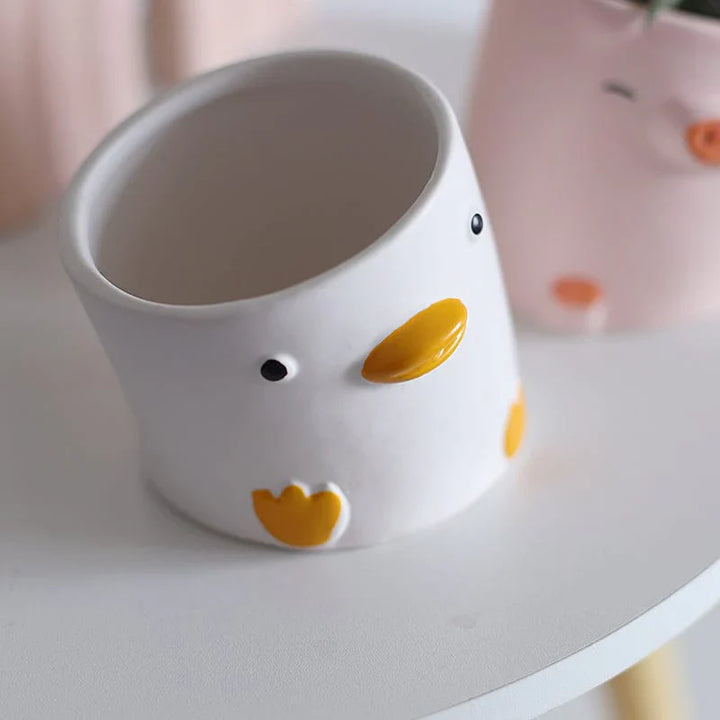 Cute Cartoon Animal Flower Pot Bowlift