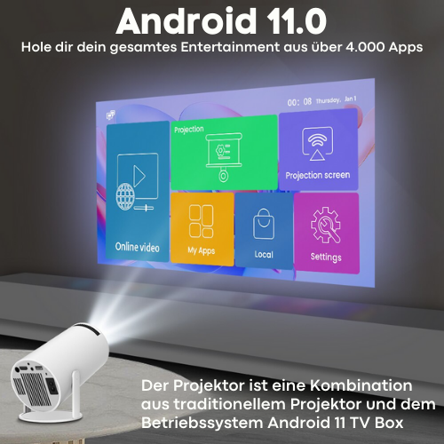 Smart HD Projector | Bowlift