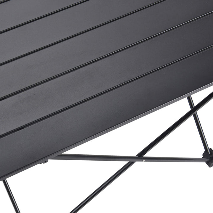 Modern Minimalist Carbon Steel Aluminum Foldable Square Side Table For Outdoor | Bowlift