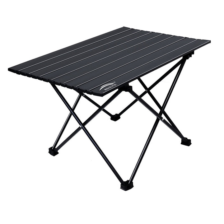 Modern Minimalist Carbon Steel Aluminum Foldable Square Side Table For Outdoor | Bowlift