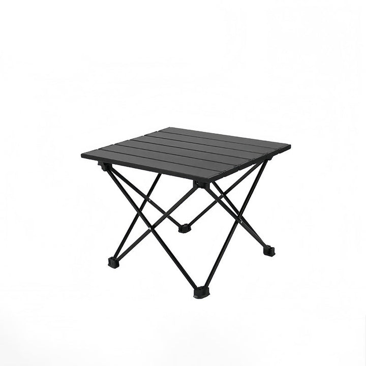 Modern Minimalist Carbon Steel Aluminum Foldable Square Side Table For Outdoor | Bowlift
