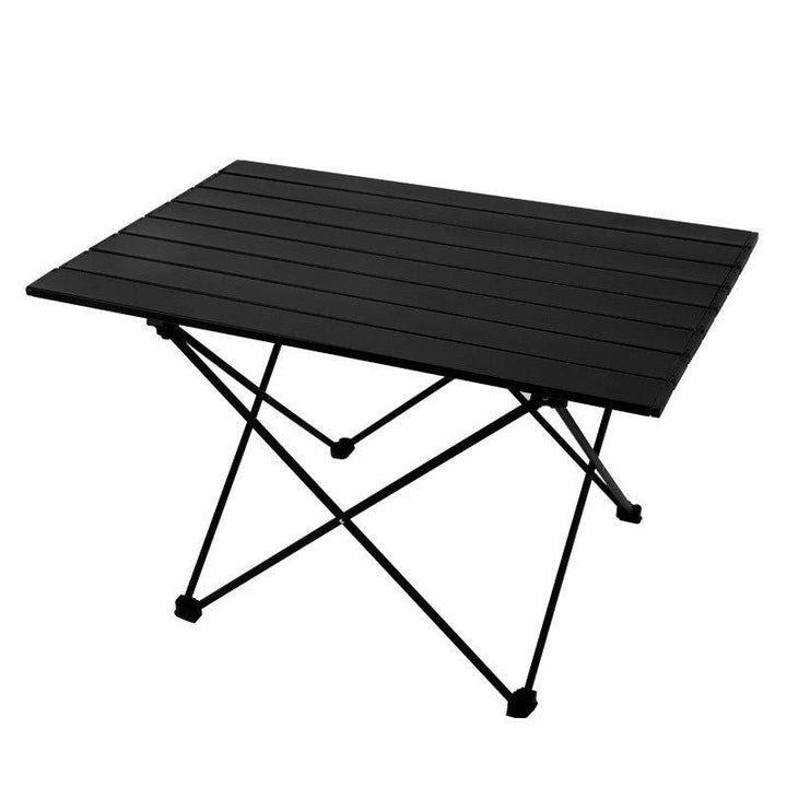 Modern Minimalist Carbon Steel Aluminum Foldable Square Side Table For Outdoor | Bowlift