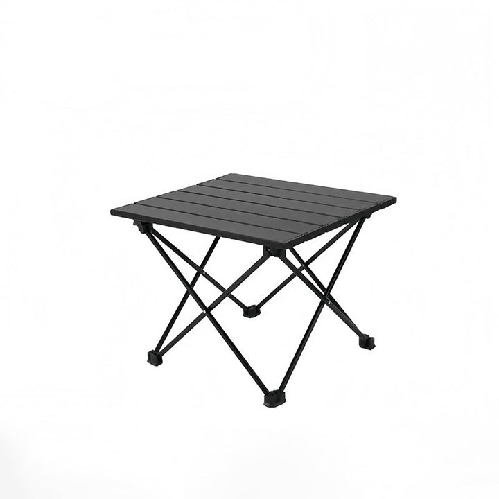 Modern Minimalist Carbon Steel Aluminum Foldable Square Side Table For Outdoor | Bowlift