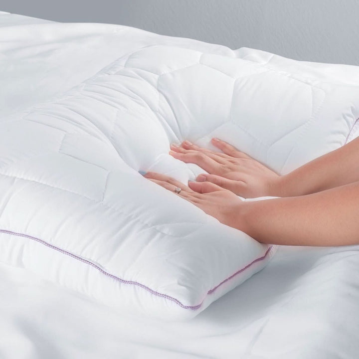 BowLift | Veluvon Serenity Pillow | Hypoallergenic & Antibacterial | With Lavender Scent | Soft Sleeping Pillow for Sensitive Skin