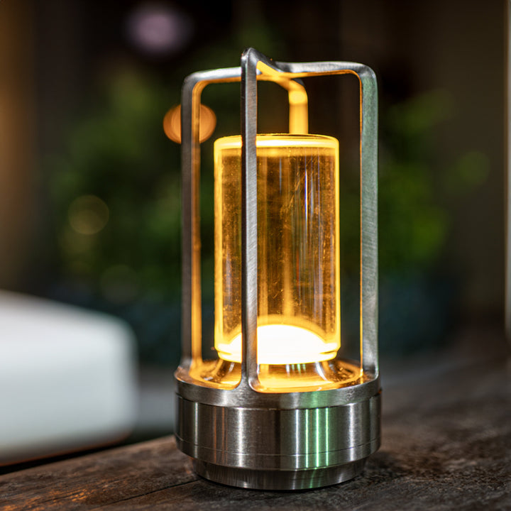 BowLift | Klara Crystal Table Lamp with Touch Panel and USB Connection