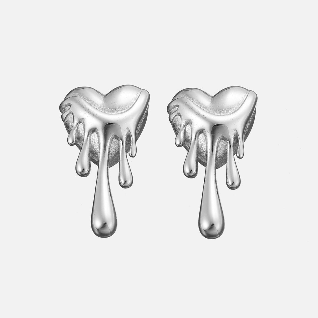 BowLift | Meltdown Earrings in Gold or Silver – Hypoallergenic & Unique Design