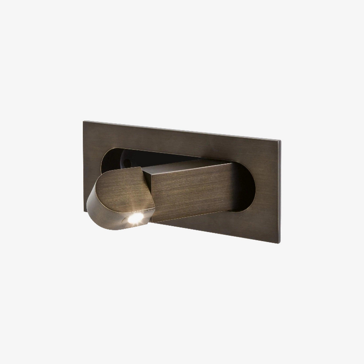BowLift | LED Bedside Lamp LUMEVIA | 3 Light Colors | Aluminum Alloy | Ø19 cm x H8 cm | With Push Button