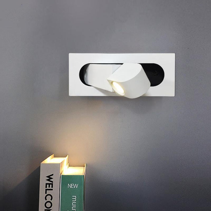 BowLift | LED Bedside Lamp LUMEVIA | 3 Light Colors | Aluminum Alloy | Ø19 cm x H8 cm | With Push Button