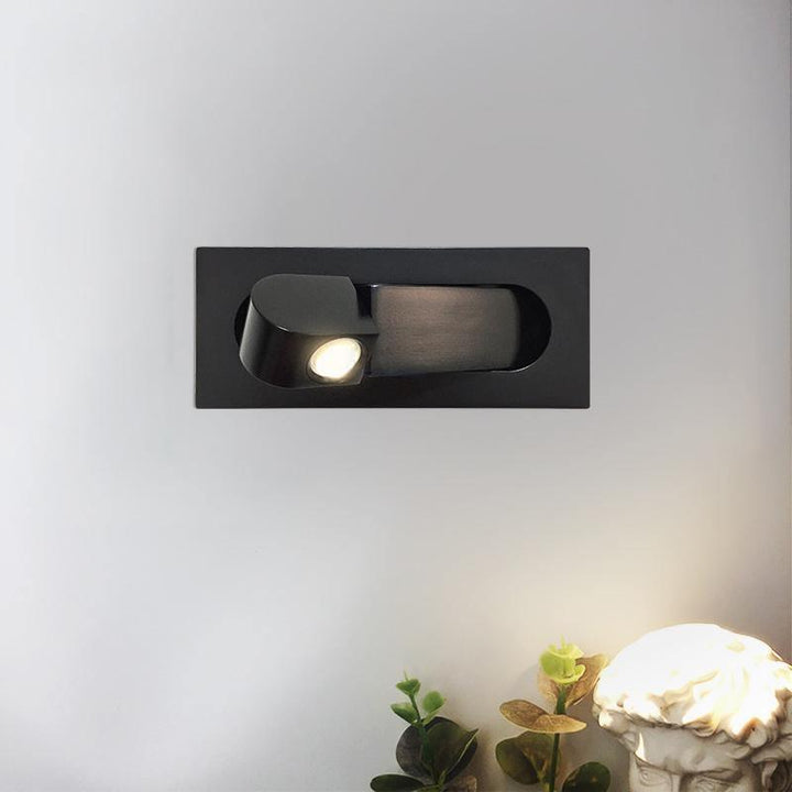 BowLift | LED Bedside Lamp LUMEVIA | 3 Light Colors | Aluminum Alloy | Ø19 cm x H8 cm | With Push Button