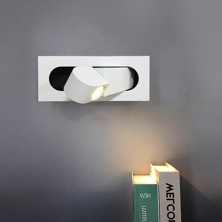 BowLift | LED Bedside Lamp LUMEVIA | 3 Light Colors | Aluminum Alloy | Ø19 cm x H8 cm | With Push Button