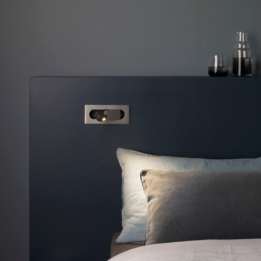 BowLift | LED Bedside Lamp LUMEVIA | 3 Light Colors | Aluminum Alloy | Ø19 cm x H8 cm | With Push Button