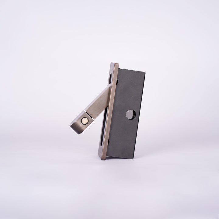 BowLift | LED Bedside Lamp LUMEVIA | 3 Light Colors | Aluminum Alloy | Ø19 cm x H8 cm | With Push Button
