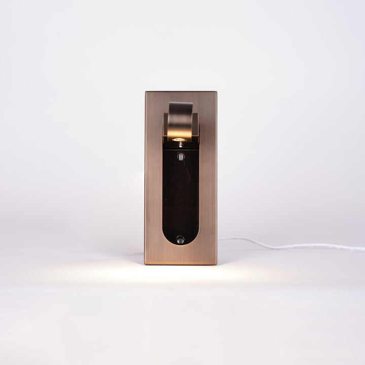 BowLift | LED Bedside Lamp LUMEVIA | 3 Light Colors | Aluminum Alloy | Ø19 cm x H8 cm | With Push Button