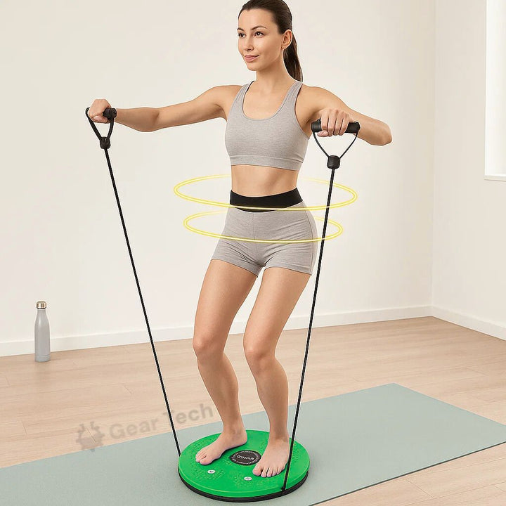 BowLift | Waist Whisper Twisting Disc Pro | Magnetic Massage Balance Board for Core Strength & Waist Training at Home