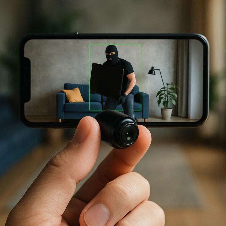 Mini Wireless Hidden Camera with Audio for Home Surveillance