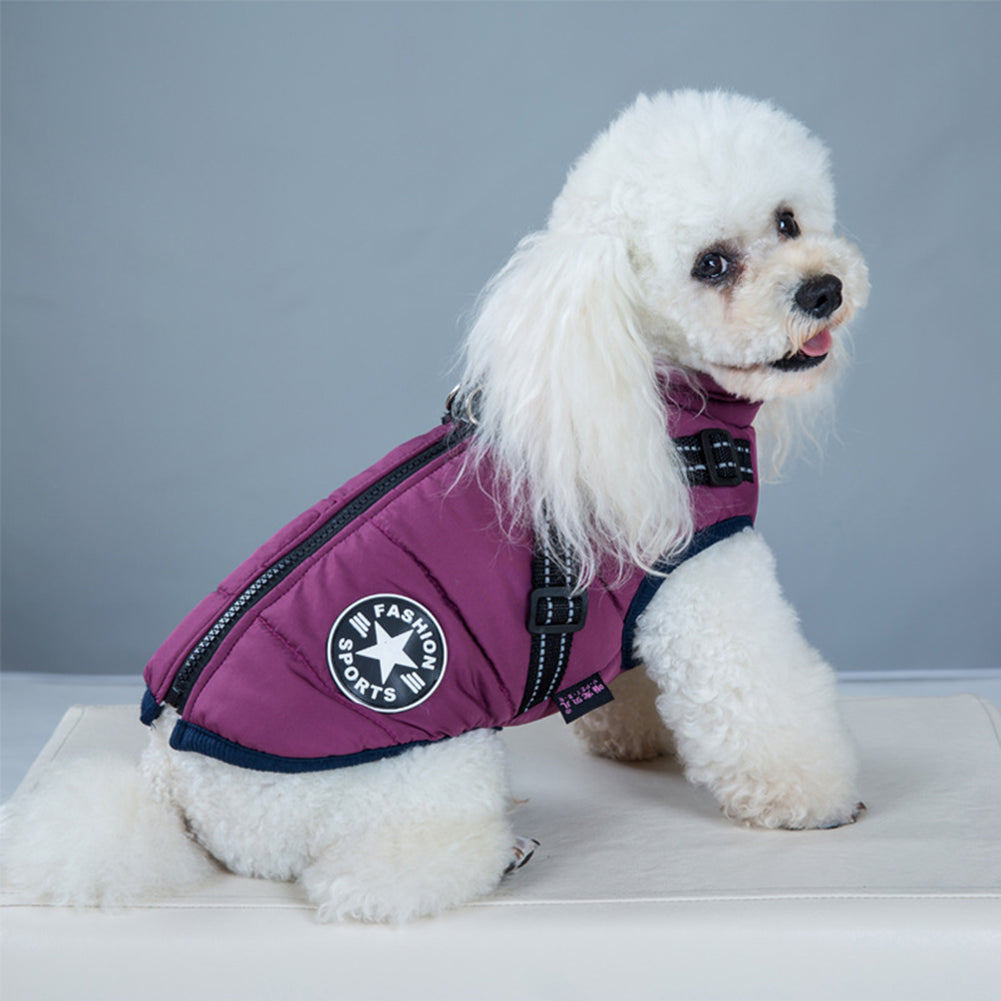 BowLift | WoofGuard - Waterproof Winter Jacket with Integrated Harness