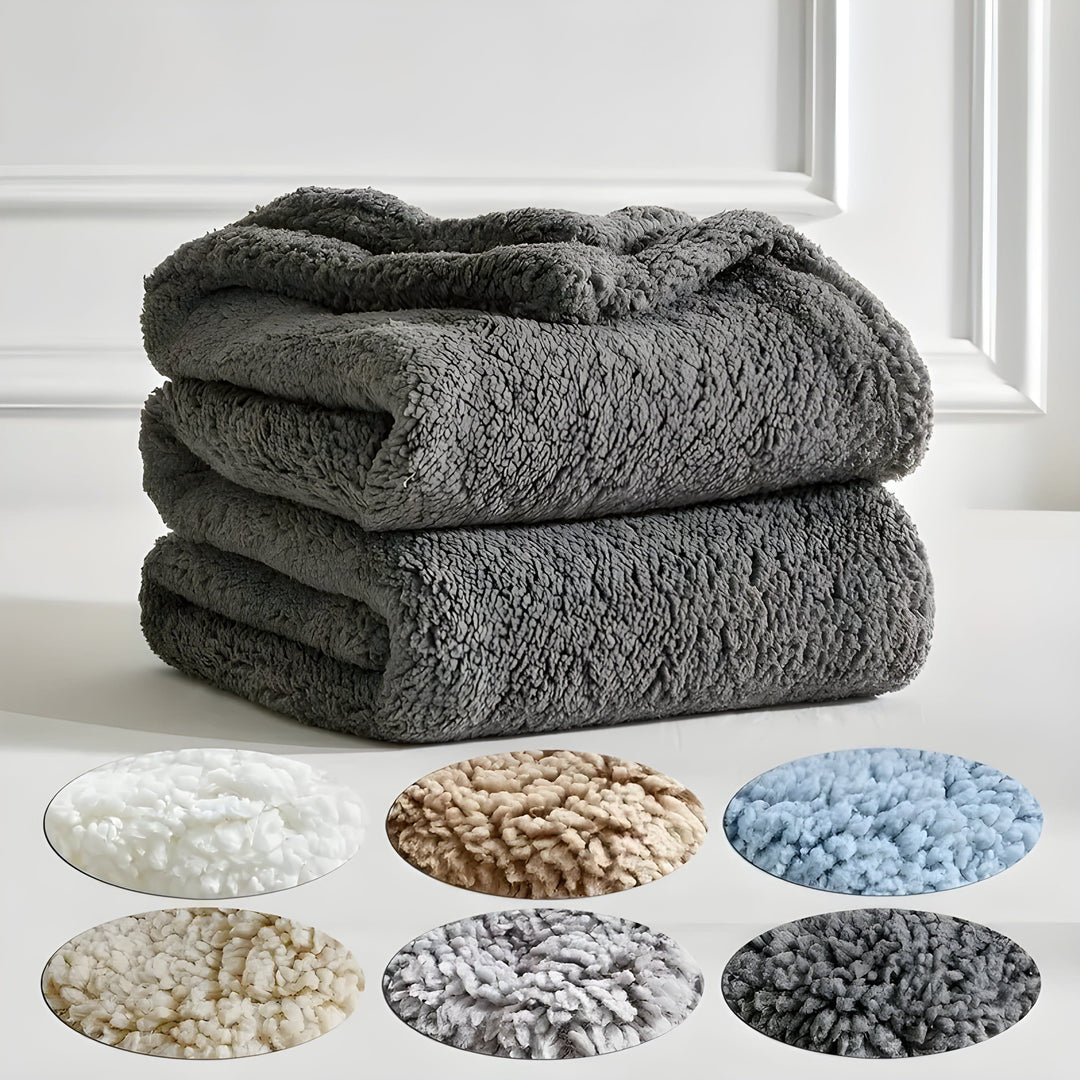 BowLift | DoubleCozy | Double-sided Sherpa fleece blanket