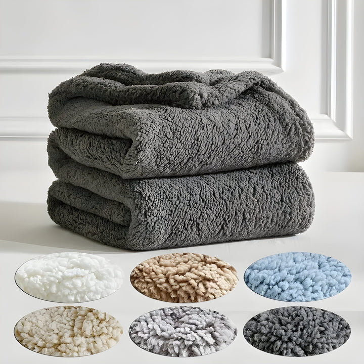 BowLift | DoubleCozy | Double-sided Sherpa fleece blanket