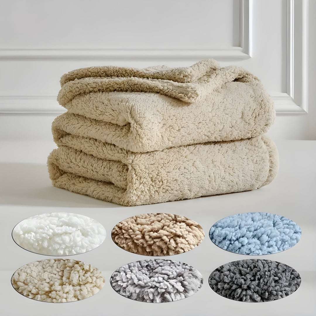 BowLift | DoubleCozy | Double-sided Sherpa fleece blanket