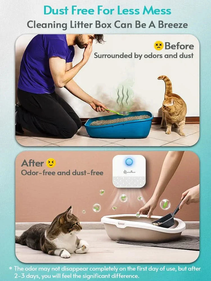 BowLift | Odor remover with motion sensor for cat litter boxes