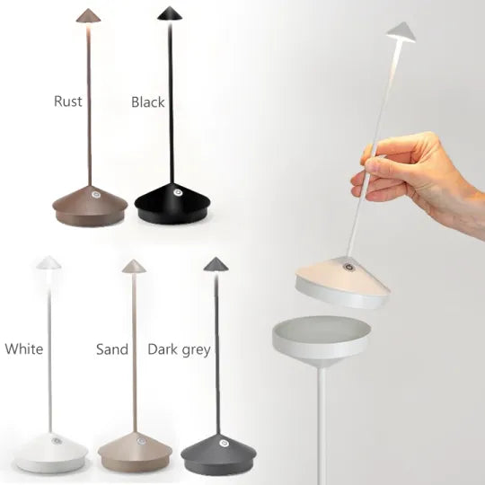 Wireless LED table lamp - ModernLumin | Bowlift