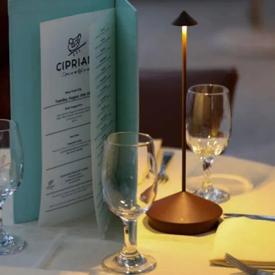 Wireless LED table lamp - ModernLumin | Bowlift
