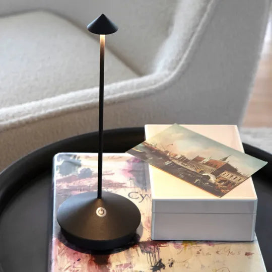 Wireless LED table lamp - ModernLumin | Bowlift